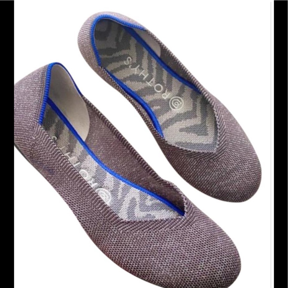 Rothy’s size 9 retired Twilight Metallic Flats